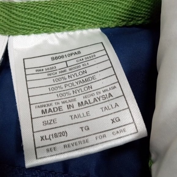 Vintage Nike Mens Jacket Blue XL Windbreaker Pockets Swoosh Athletic Activewear - Picture 10 of 13